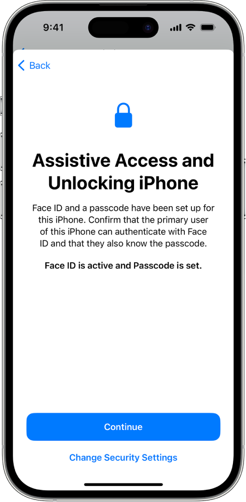 iOS Assistive Access